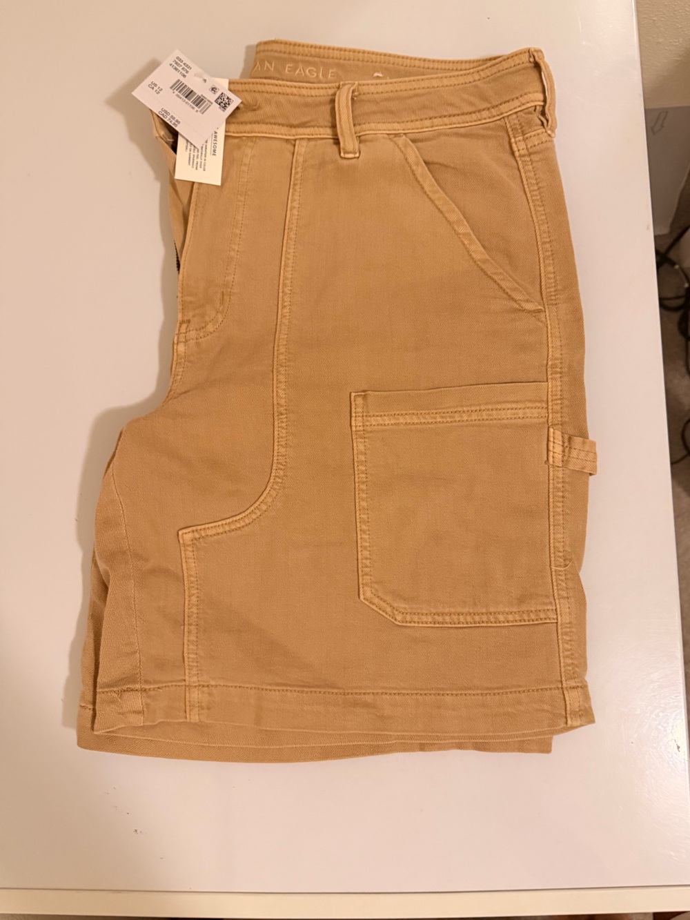 American Eagle Outfitters Woman’s Tan Carpenter Shorts